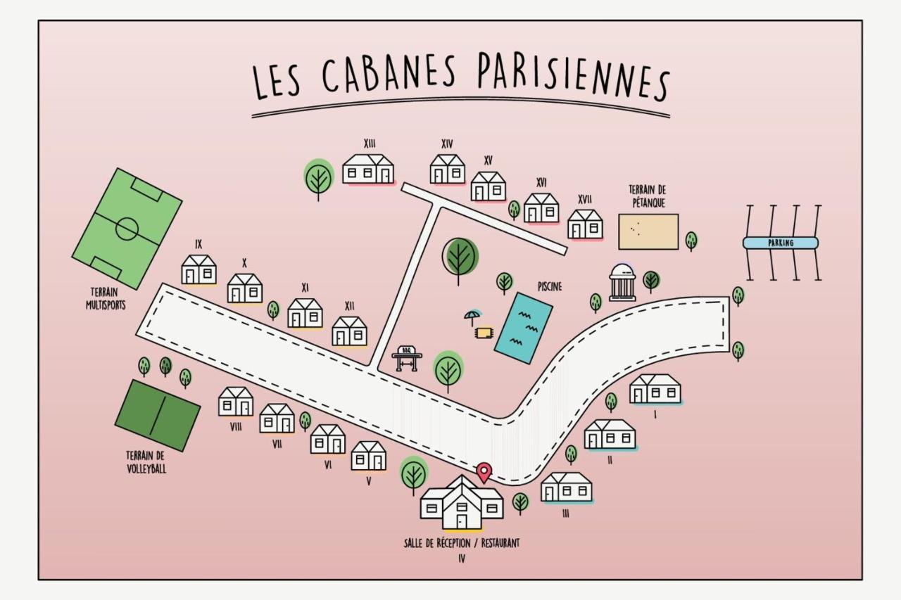 Les Cabanes Parisiennes - Chalets 1H30 From Paris - 62P Sainte-Genevieve-des-Bois Luaran gambar